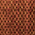 thumbnail image 1 of Ahgly Company Indoor Square Abstract Orange Modern Area Rugs, 4' Square, 1 of 4