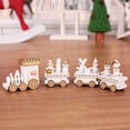 thumbnail image 4 of Decoraciones de tren de Navidad Lindo adorno de tren de Navidad Favores de fiesta de Navidad, 4 of 6
