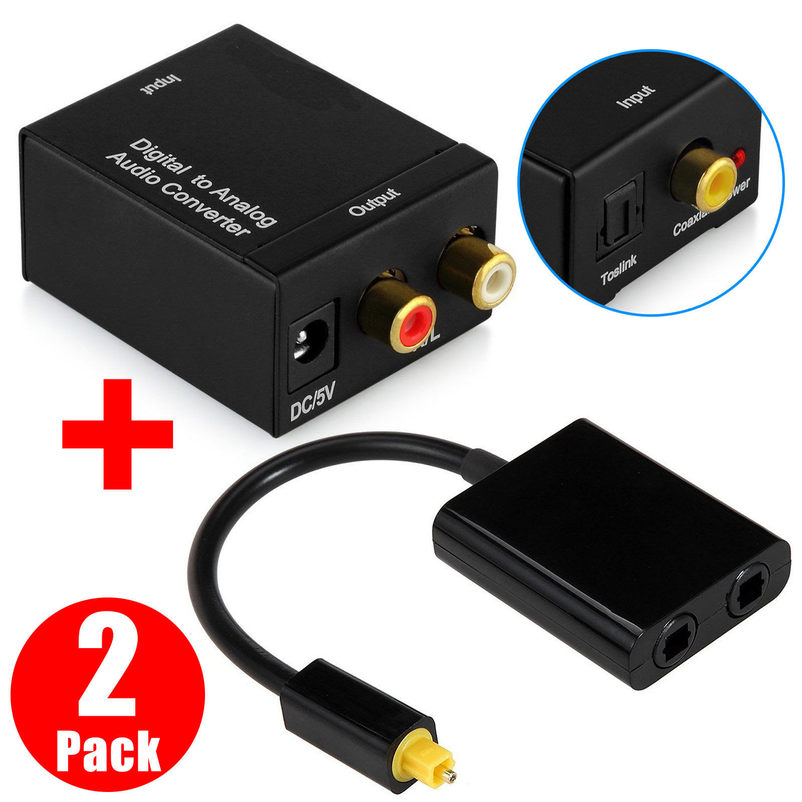 digital optical 2 way audio splitter digital optical 2 way audio splitter