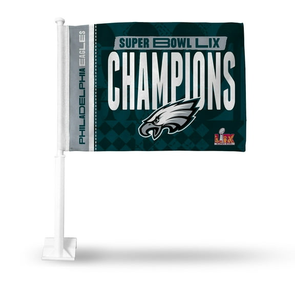 EAGLES 2025 SUPER BOWL LIX CHAMPIONS CAR FLAG