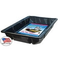 thumbnail image 1 of Argee RG606 Kitty Lounge 50-Pack Disposable Litter Tray, Black, 1 of 1