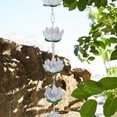 thumbnail image 4 of Cadena De Agua De Lluvia, Cadena De Lluvia De Drenaje De Zanja Ajustable, 5 Flores, Decorativa Resistente Para Aleros, 4 of 7