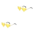 thumbnail image 1 of Minnieouse Opciones de lentes coloridas Gafas de sol de moda Love Heart Diseño de moda PC Gafas de sol para hombre Gafas de sol para mujer C9 1 C9 1 2piezas, 1 of 6