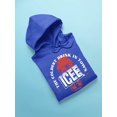thumbnail image 3 of Frosty ICEE Wave Delight - Coldest Drink Town Graphic Men's Hoodie, 3 of 4