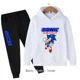 thumbnail image 3 of Conjunto de ropa informal para niños y niñas con capucha de Sonic, 2 piezas, primavera y otoño, chándal con capucha y pantalones de dibujos animados para niñas, 3 of 5