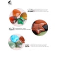 thumbnail image 4 of PULLIMORE 20 Pcs Mixed Natural Quartz Stones Stars Loving Heart Reiki Healing Crystals for Yoga Home Decorations, 4 of 7
