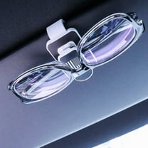 PEONAVET Sunglass Holder for Car, Car Mounted Glasses Clip Sunglasses Box Sunshade Creatives Glasses Clip for Storing and Decorating Car Interior Products(Gray)