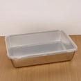 thumbnail image 4 of Summercome Stainless Steel Rectangle Food Storage Box Container with Clear Lid, Leak-proof Clear Plastic Lid Dishwasher Safe, 4 of 6
