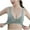 Green, variant on S LUKKC LUKKC Front Closure Bras for Women Plus Size Front Button Bras Full Coverage No Underwire Wireless Push Up Bra Comfort Sleeping Bra Everyday Bras