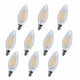 Elitco Lighting E12LED101-10PK 300 Lumen LED E12 Candélabres Ampoule&44; Chrome - Pack de 10 – image 1 sur 1