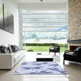 thumbnail image 7 of Ahgly Company Machine Washable Indoor Rectangle Transitional Lavender Blue Area Rugs, 6' x 9', 7 of 7