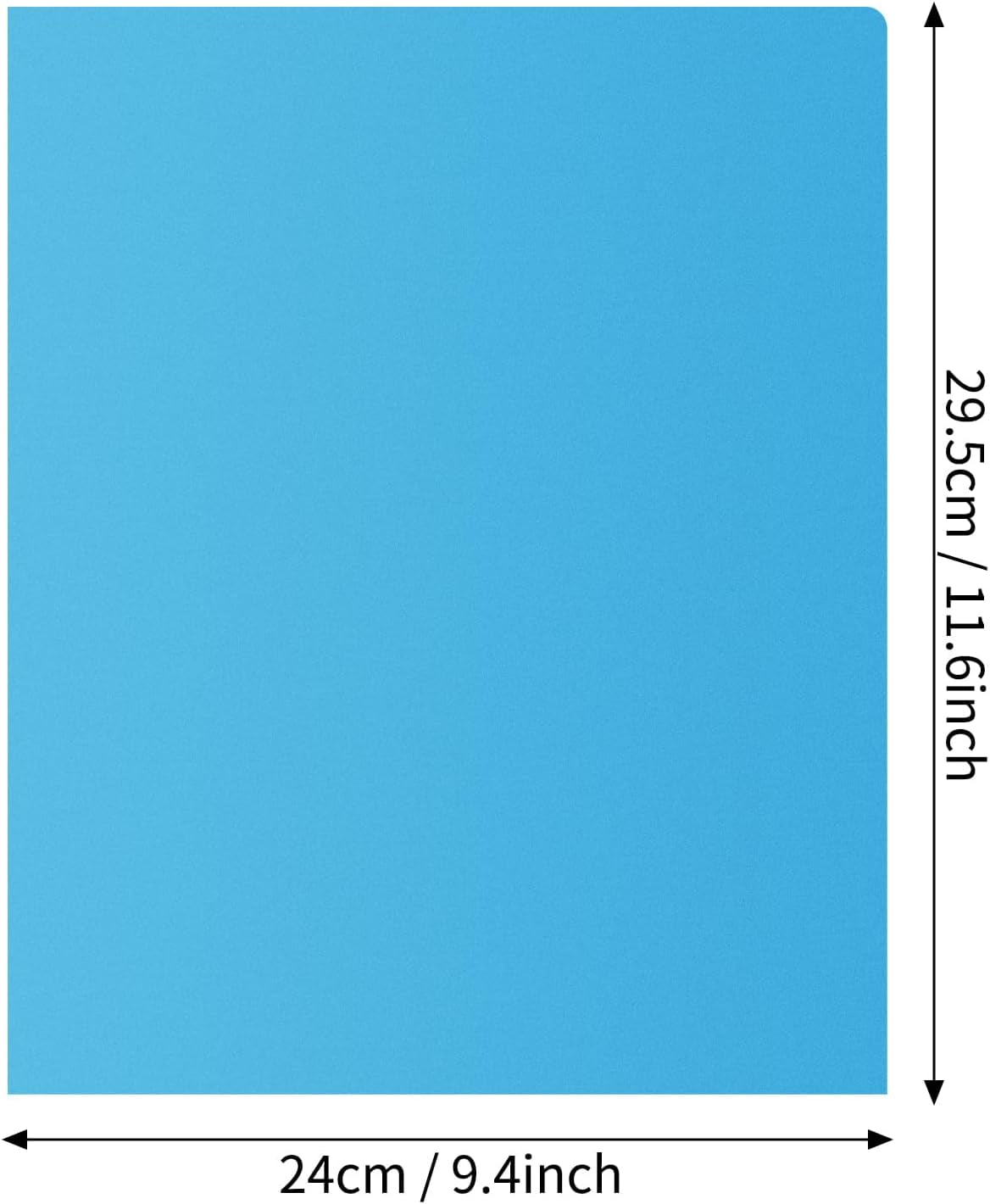 32pcs Plastic Folders with Pockets, Heavy Duty Folders with 4 Pockets for Office and School, Letter Size, 8 Assorted Colors