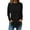 Black, variant on yoeyez Womens Long Sleeve Tops V Neck Solid Color Shirts Casual Basic Trendy Tee Business Work Blouses Tunic Spring Summer Top 2025 White S