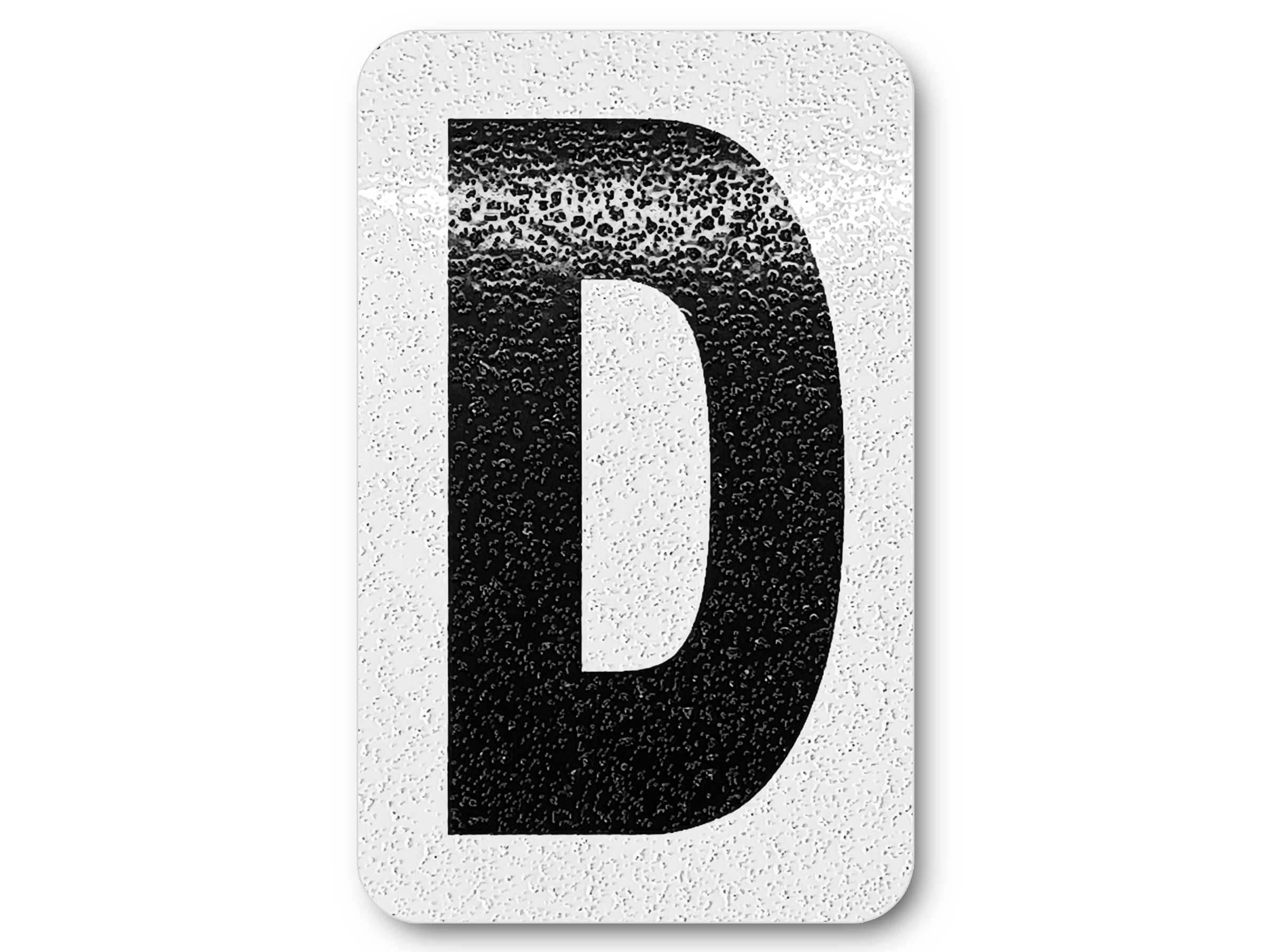 3 Inch Individual Letters for Mailbox, House, Office, Apartment, Easy Peel  & Stick, Highly Reflective Aluminum Curb Letters (D) Indoor/Outdoor,  Perfect for Every Home Decor DIY Stickers 