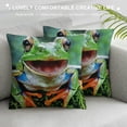thumbnail image 3 of Qinduosi Throw Pillow Covers "  Soft Animal Pillow Cases Cushion Covers for Living Room Bedroom Decorative Throw Pillowcases for Sofa Couch Chair, 3 of 5