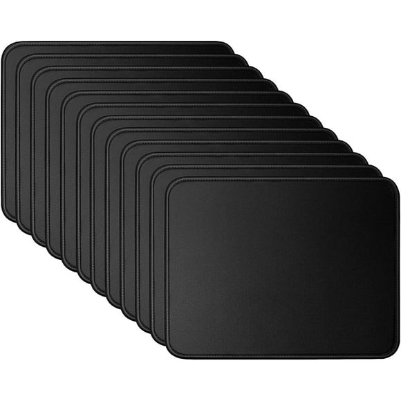 12 Mouse Pad with Stitched Edges, Premium Waterproof Mouse Mat Razer, Extends The Battery Life Non-Slip Rubber Base