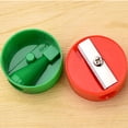 thumbnail image 5 of 100pcs Plastic Round Design Sharpener Pencil Sharpener Handheld Sharpener Students Stationery Supplies for Kids Children (Random Color), 5 of 5