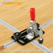 POWERTEC 2PK T-Track 48-Inch Heavy Duty | Specialized T Slot Track Mounting for 1/4”-20 Hex Bolt, 71351-P2
