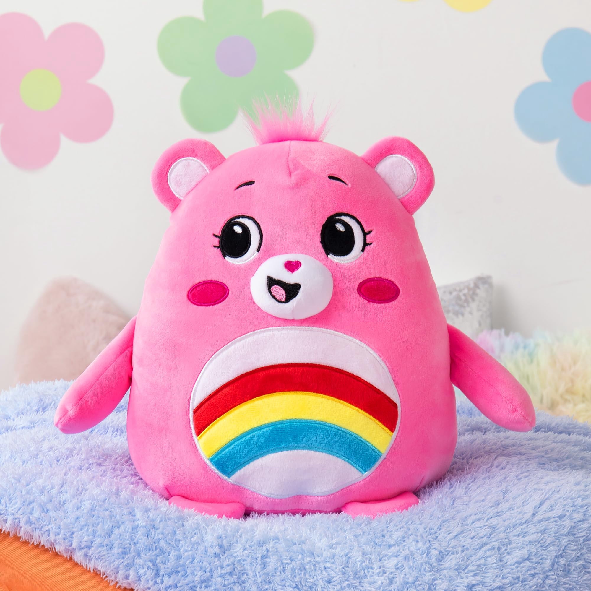 Care Bears Squishy Cheer Bear Plush - Walmart.com