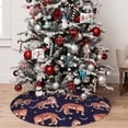 thumbnail image 5 of Picia Leopard Print Print Christmas Tree Skirt , Christmas Tree Skirt Ornaments for Merry Christmas Holiday Party Decorations Indoor Outdoor-36", 5 of 7
