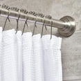 thumbnail image 2 of InterDesign Metal Roller Shower Curtain Rings/Hooks for Standard Rods in Master, Guest, Kid's Bathroom, 1.5" x 0.25" x 3" (12 Count), 2 of 5