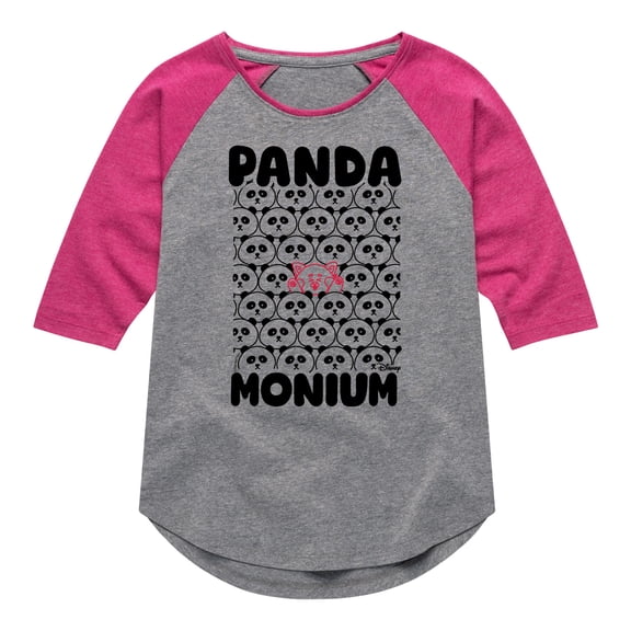 Turning Red - Panda Monium - Youth Raglan Graphic T-Shirt