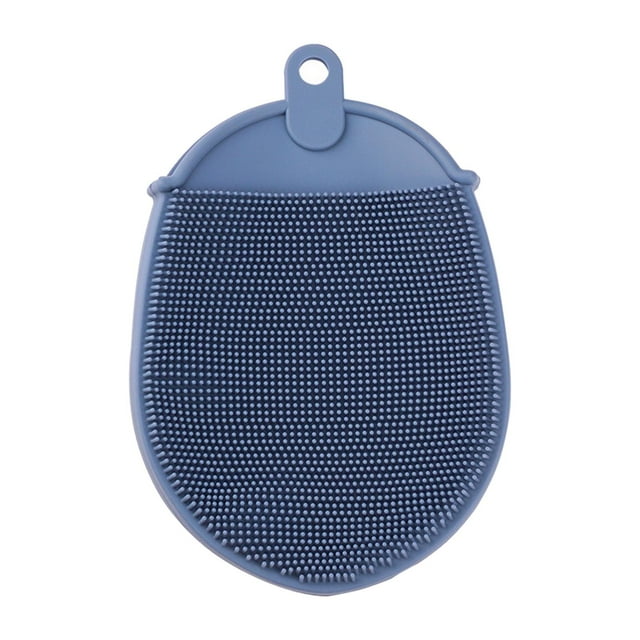 DOLITY Silicone Kitchen Cleaning Brush Dishwashing Brush blue