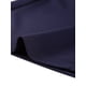 thumbnail image 5 of Vestido De Mujer De Manga Larga De Gasa Con Panel De Contraste Frontal Fruncido Y Cuello Cuadrado Azul Oscuro M, 5 of 6