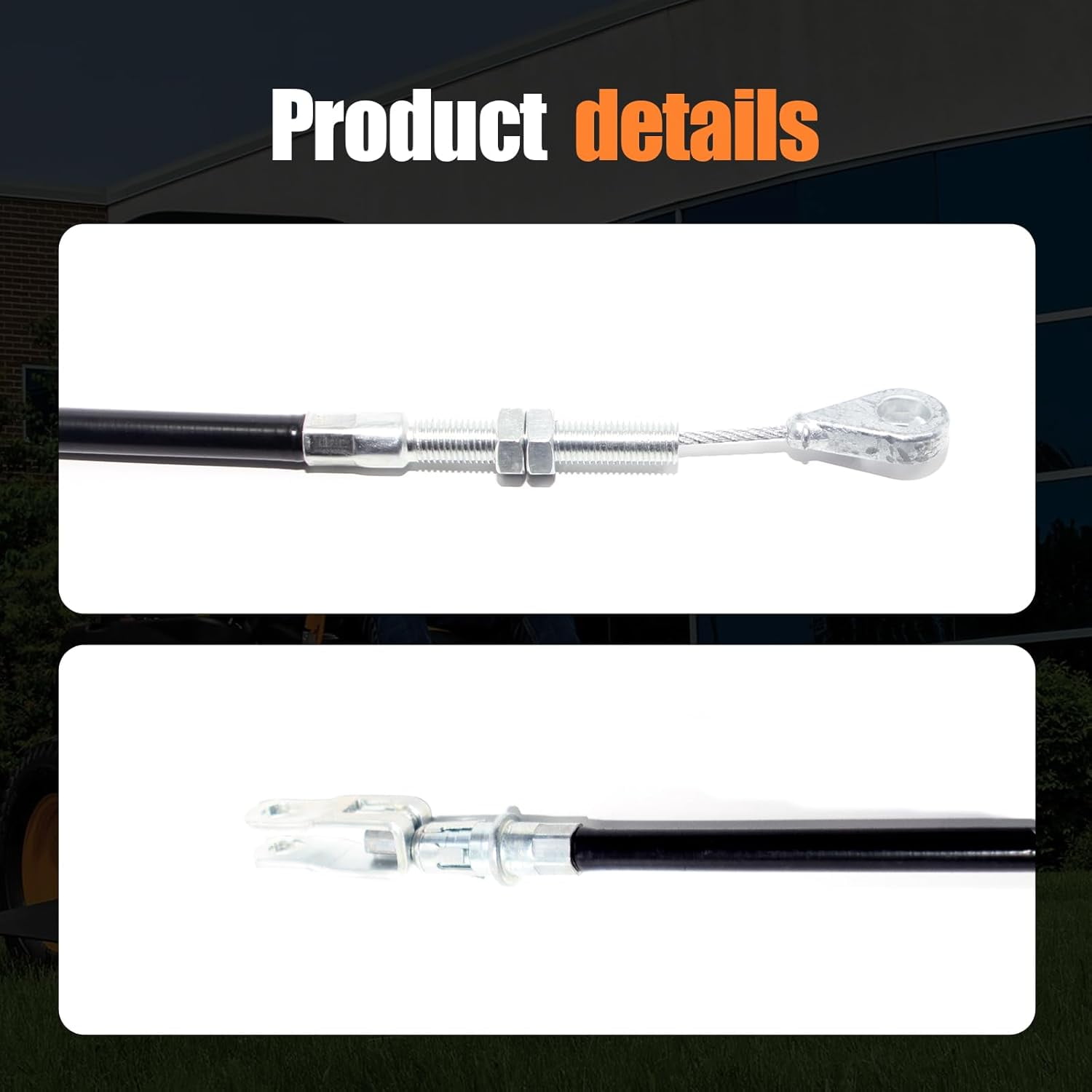 Aniceparthy Scag Deck Lift Cable Replacement Deck Height Adjustment Plastic and Metal Cable Lawn Mower Parts