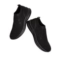 thumbnail image 5 of LUCKY STEP Fashion Breathable Rhinestone Sneaker Mesh Slip On Walking Shoes,Black,Womens, 5 of 6
