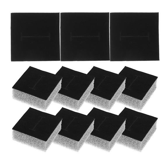 Niceauty 30Pcs Lightweight Black Foam Jewelry Padding with Velvet Liner for Travel