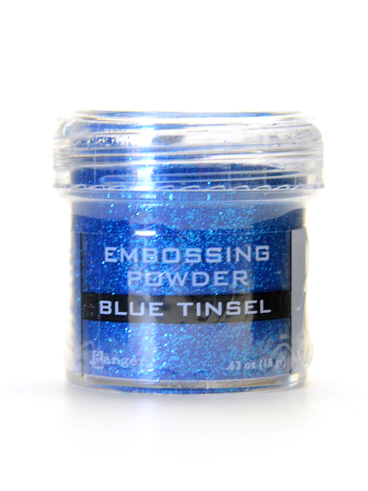 Specialty Embossing Powders blue tinsel, 1 oz., jar (pack of 3