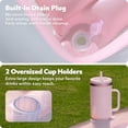 thumbnail image 4 of Tumbona hinchable de bronceado para piscina Float Sloosh, 70 x 46 cm, L, rosa cian, 4 of 7