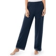 thumbnail image 2 of Fruit of the Loom Women's Soft & Breathable V-Neck Short Sleeve Top & Pajama Pant Set, Sizes S-4X, 2 of 10