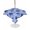 Blue, variant on Outdoor Tablecloth with Umbrella Hole for Patio/Picnic/Party/Camping, Tropical Trees Waterproof Table Cloth Square Cover Washable, Summer Palm Trees Botanical Vintage Green (54"x 54")