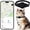 Collar + black tracker, variant on Cat Tracker Collar for Small Cats - Real Time Cat GPS Tracker No Monthly Fee, Pet Tracker for Cats Works with Apple Find My (Compatible with both Apple and ), No SIM Required (Collar + white tracker)