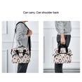thumbnail image 6 of Lunch Bag Portable Crossbody Meal Bag Cooler Bag Insulated Lunch Bag Food Bag Handheld & Crossbody Design Red Line Flower, 6 of 6