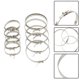 thumbnail image 3 of 10pcs Universal Axle CV Joint Boot Clips Kit Stainless Steel Cable Tie Driveshaft Retain Clip Car Crimp Banding Boot Clamp, 3 of 5