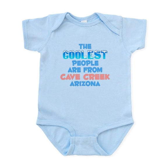 CafePress - Coolest: Cave Creek, AZ Infant Bodysuit - Baby Light Bodysuit, Size Newborn - 24 Months