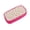 Pink, variant on Vsdgher Cartoon Flat Mushrooms Print Large Capacity Pencil Case Pouch with Zipper, Portable Aesthetic Big Capacity Pencil Cases Pen Office Travel Stationery Bag