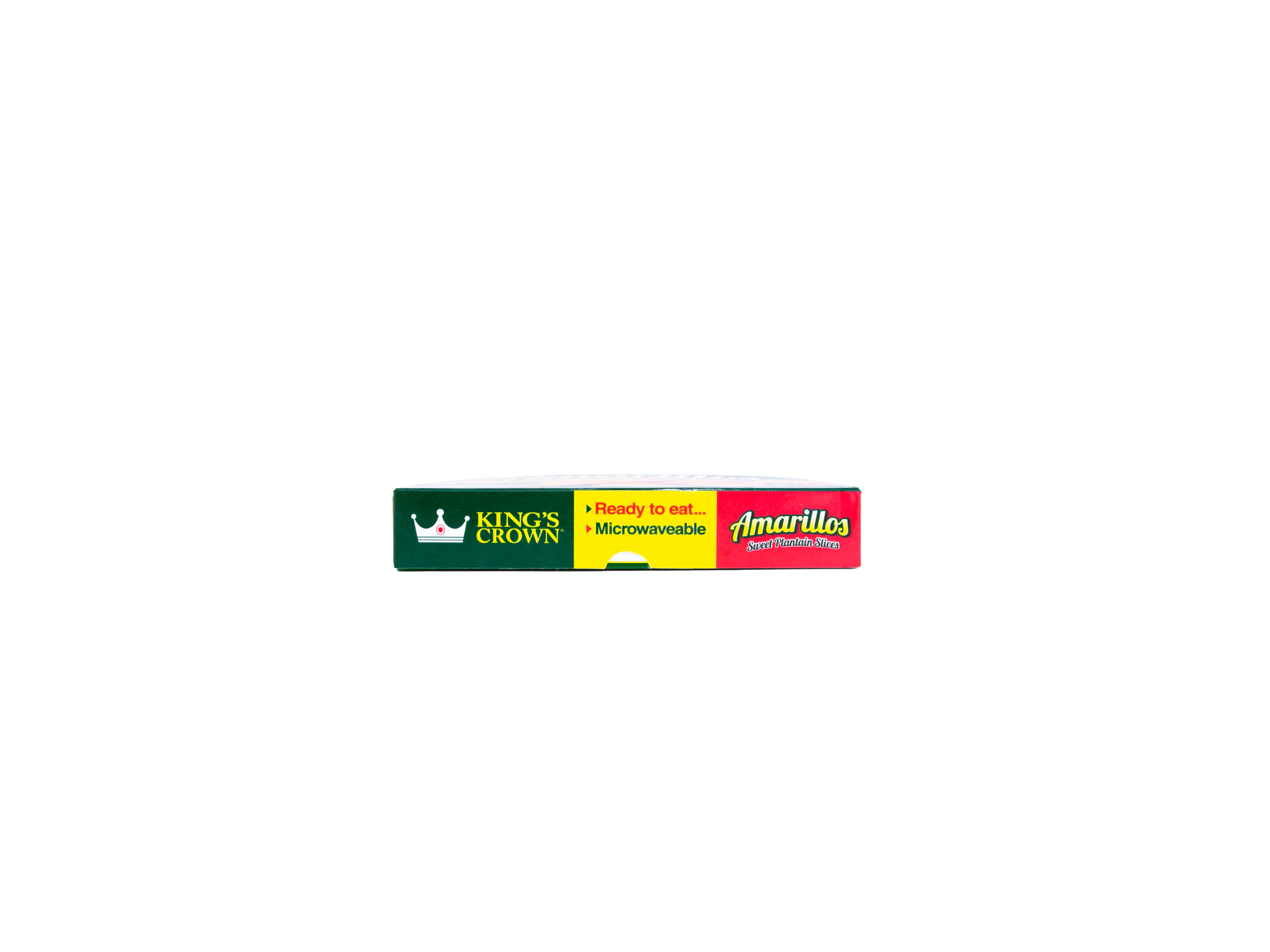 Kings Crown Foods, Sweet Plantain Slices, Amarillos, 12 oz Carton Box (Frozen)