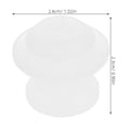 thumbnail image 2 of DEEPCRAFF 2Pcs Electric Pressure Cooker Silicone Sealing Ring Replacement White Heat Resistant Leak Proof, 2 of 8