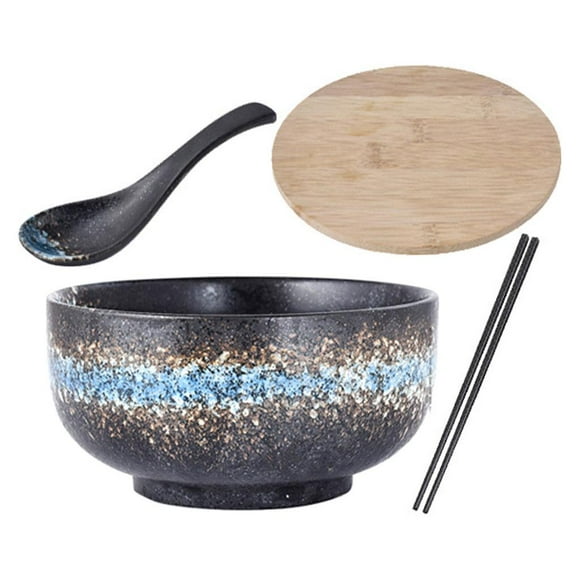 Cuenco de Ramen Japonés de Cerámica, Cuenco de Ramen para Accesorios , Regalos