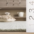 thumbnail image 4 of SAFAVIEH Glamour Ida Abstract Runner Rug, Sage/Ivory, 2'3" x 8', 4 of 10