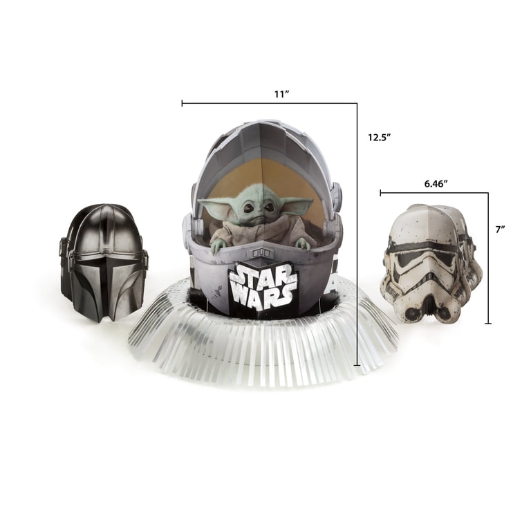 Foil Star Wars The Mandalorian The Child Baby Yoda Party Table Decorating  Kit, 23pcs - Walmart.com