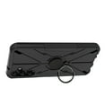 thumbnail image 4 of Heavy Duty Bracket Case for Samsung Galaxy A14 5G, Dual-Layers Rugged PC Soft Silicone Shockproof Lens Protection Case with Rotated Ring Holder Kickstand Magnetic Non-Slip Cover,Black, 4 of 6