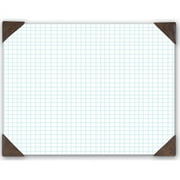 House Of Doolittle HOD41003 Quadrille Pad, 22 in. x 17 in., .25 in. Ruled, 40 Sheets, Brown-White