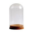 thumbnail image 5 of Preserved Flower Glass Glass Display Case DIY Stylish Microlandscape Holder Glass Dome Cloche Cover for Table Home 9cmx15cm, 5 of 8