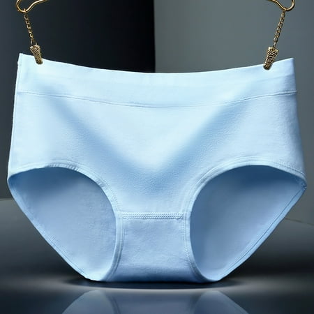 Pavied Cotton Underwear Seamless Underwear Lady s Letter Graphic Print Long Sleeve Drawstring Hoodie Sweatshirt Panties for Women High Waisted Underwear Light Blue M