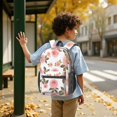 thumbnail image 6 of Pioneer Flower Floral Print Pattern 17" School Backpacks for Teens,Waterproof Oxford Fabric,S-Shape Padded Straps for School,Travel,Hiking,Camping, 6 of 6